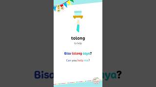 Indonesian Word of the Day 42 | Tolong #shorts #learnindonesian #easyindonesian