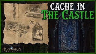 MAP SOLVED! How to complete the Cache In The Castle side quest | Hogwarts Legacy Hidden Treasure