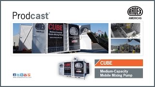 CUBE® Medium-Capacity Mobile Mixing Pump - Prodcast®