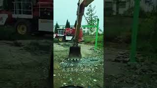 Awesome Excavator Operator Skills - Excavator Operator With Highly Precise Skills  EP79 #Shorts