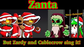 【Merry Christmas!】Zanta but Zardy and Cablecrow sing it! 【FNF】