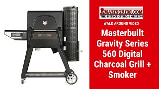 Masterbuilt Gravity Series 560 Digital Charcoal Grill + Smoker Review - Part 1 Walk Around Video