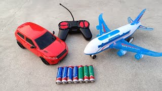 redio control airbus a380 and remote control rc racing car unboxing & airplane toy & rc car