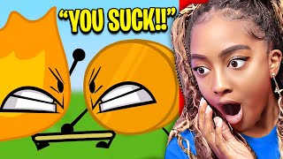 They Won't Stop FIGHTING!! |Reacting to BFDI [5]