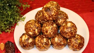 Healthy Dry Fruits Laddu |ஆரோக்கியமான சத்தான உலர் பழவகை லட்டு| Dates and Nuts Laddu Recipe In Tamil