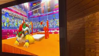 M&S At The London 2012 Olympics Bowser & Bowser Jr. Loses to Wario & Waluigi in Uneven Bars