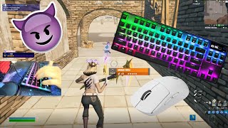 SteelSeries Apex Pro TKL 😴 Satisfying ASMR Chill😍 Smooth Fortnite Tilted Towers Gameplay 360FPS 🏆