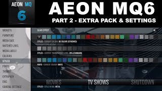 Aeon MQ6 Part 2 Settings & Extrapack