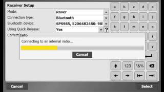 Trimble SCS900: Setting Up A Rover