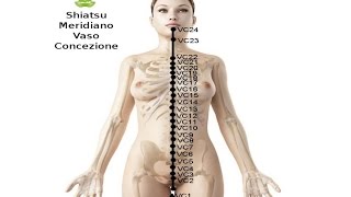 Shiatsu Meridiano Vaso Concezione con esercizi Yoga  by Evelyn Vieira