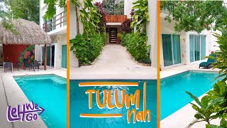 We stayed in an AWESOME AirBnB in Tulum - Leh We Go Tulum Nah