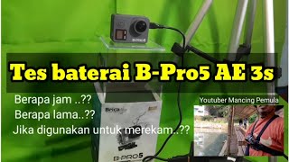 Berapa lama daya baterai B-Pro5 ae 3s | Youtuber mancing tes durasi baterai