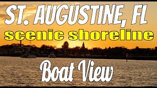 St. Augustine Shoreline - Scenic Boat View