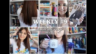 WEEKLY #9 | Reading vlog | Alisado brasileño + libros adictivos: Rule, El tecer deseo y MARFIL