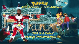 AFTER CHRISTMAS PARTY SUBSCRIBER CELEBRATION! 16K!  GIVEAWAY Pokemon Cards! SLAB & MEWTWO'S HITBOX!