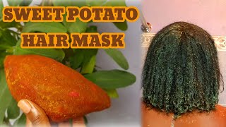 SWEET POTATO HAIR MASK|I TRIED NAPTURAL85 SWEET POTATO HAIR MASK