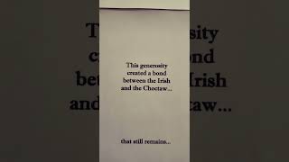 True story of the Choctaw and Ireland.