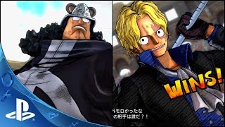 One Piece: Burning Blood (ワンピース バーニングブラッド) | NEW GAMEPLAY | Sabo X Kuma