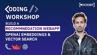 [Coding Workshop] Build a Recommendation System WebApp using Vector Search and OpenAI embeddings