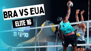 CLÁSSICO PEGOU FOGO! BRASIL VS EUA #volei #voleibol #voleidepraia