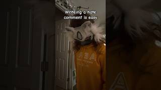 Don’t write hate comments… it goes farther than you think#fursuit #furrie #furries#dontbullyfurries