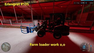 LOADER TIME! How to: Spread manure on STEEP SLOPES! | ERLENGRAT #105 | Alpine Dairy Farm | FS2022