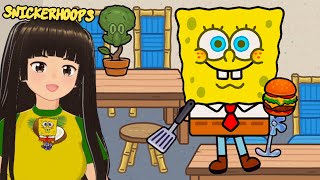 Snickerhoops Opens a SpongeBob Restaurant Like the Krusty Krab | Toca Life World *WITH VOICE*