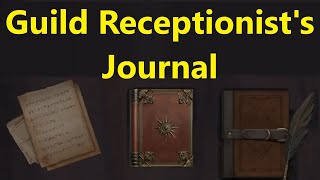 Guild Receptionist's Journal - 12 Ornate Coin - Throne And Liberty Collection