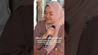 Beautiful video Reading QUR'AN class Jan 2, 2024. Alqaria Ustadja SABAHA SALIK International