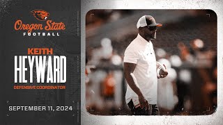 Oregon State Football Interview: Keith Heyward (9/11/24)