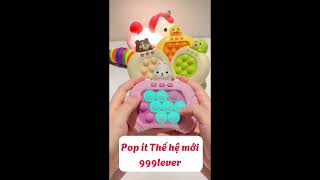 Đồ chơi Pop it thế hệ mới - máy điện tử chơi game Pop it giải trí bấm nút theo đèn nhạc