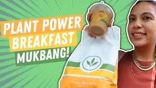 PLANT POWER BREAKFAST MUKBANG!