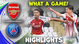 Arsenal u19 v PSG u19 | UEFA Champions Youth League | Highlights 01-10-2024