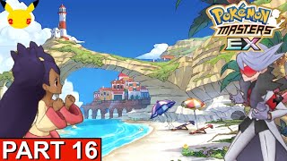 Pokémon masters ex chapter 9 [2/3] (opening Battle Styles booster pack) | Iris gets heated at beach