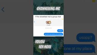 If strawhats had a groupchat by Santoryu(link in comments) #anime #onepiece #luffy #zoro #sanji