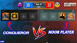 Intense fight 2v2 #Tdm !! Conqueror vs noob !! @BOSSM416