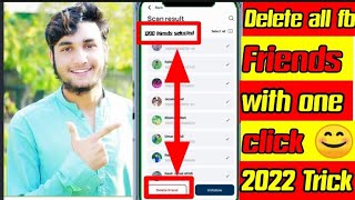 How to delete Facebook friends with one click/ Delete all fb friends with one click #mixinformation