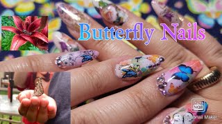 Butterfly Nails 🦋 Releasing Butterflies 🦋 In Memory of my Grandmother #tribute