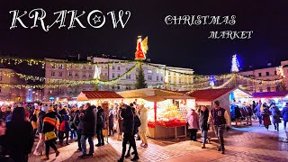 JARMARK BOŻONARODZENIOWY KRAKÓW 2023 📬 🍭😋 Stoiska 💰 Ceny 🛍 Tłumy 🎁🎄 Krakow Poland Christmas Market