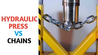 hydraulic Press vs chains | #shorts