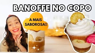 SOBREMESA FÁCIL COM BANANA, DOCE DE LEITE E CHANTILLY | Banoffe para VENDER | Como fazer BANOFFE