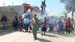 Viacrucis en Santiago Apóstol Ocotlán Oaxaca