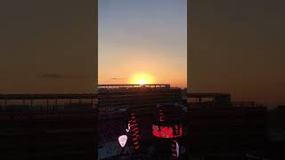 Magical sunset moments before the Ed Sheeran concert ! #levisstadium #travelvlog #sunset #concert