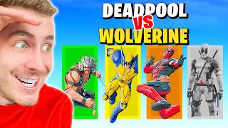 DEADPOOL VS WOLVERINE Fortnite Challenge!!