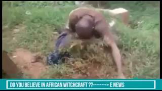 Kenyan man was captured on video eating grass,  after he was caught with another man's wife