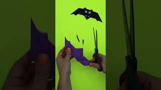 How to Make an Origami Bat 🦇 #shorts #bats #halloween