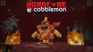 A wild Magmortar in the distance 🔥 - Ep.9 - Hardcore Cobblemon (Minecraft Pokemon)