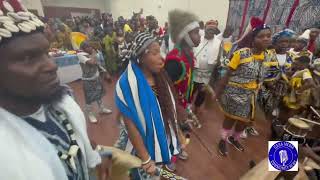 Children performed “Nkang Dance” during  LECUDO USA 2024 cultural weekend