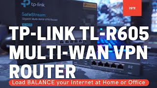 TPLink R605 SafeStream Gigabit Multi-WAN | VPN Router | Unboxing