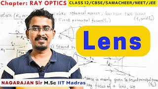 #16 | Lens One Shot Part 1 Types of lens | lens maker formula |Power  Ray Optics | NEET JEE Class 12